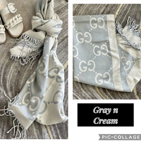 Beautiful Long Full GG Scarves - Picture 9 of 10